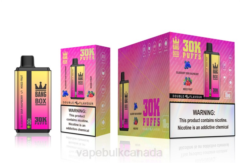 Vape Wholesale - Bang Box 30000 Puffs Dual Flavors Blueberry Sour Raspberry & Mixed Fruit 680L66