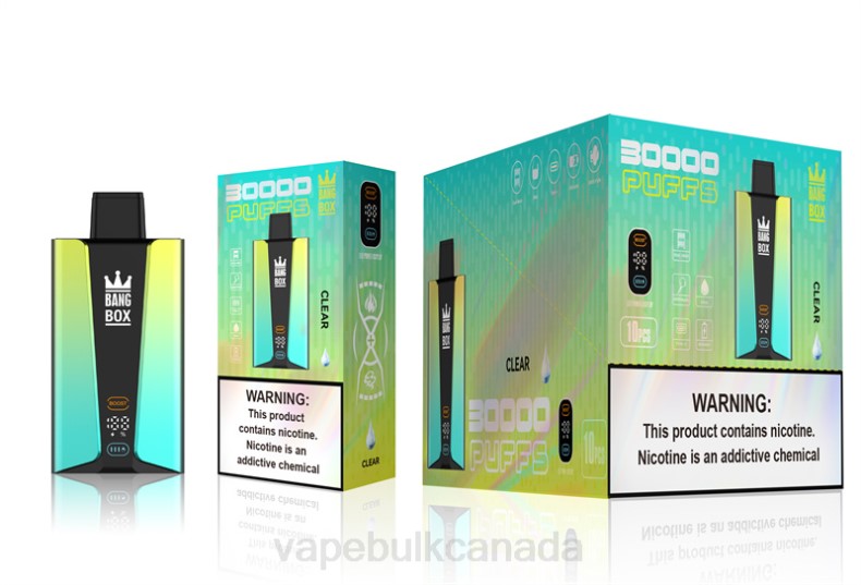 Vape Wholesale - Bang Box 30000 Puffs Smart Screen Clear 680L76