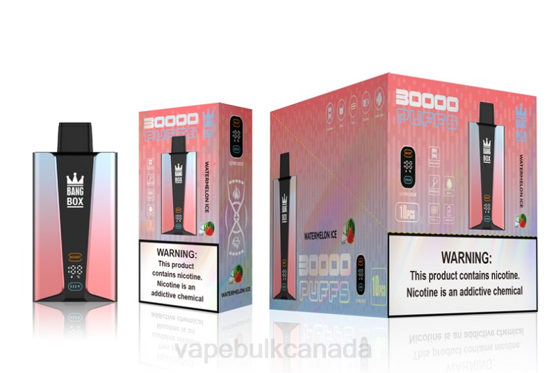 Vape Wholesale - Bang Box 30000 Puffs Smart Screen Watermelon Ice 680L86