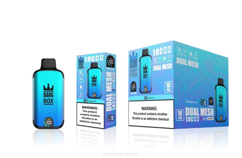 Vape Wholesale Canada - Bang Box 18000 puffs Blueberry Ice 680L90