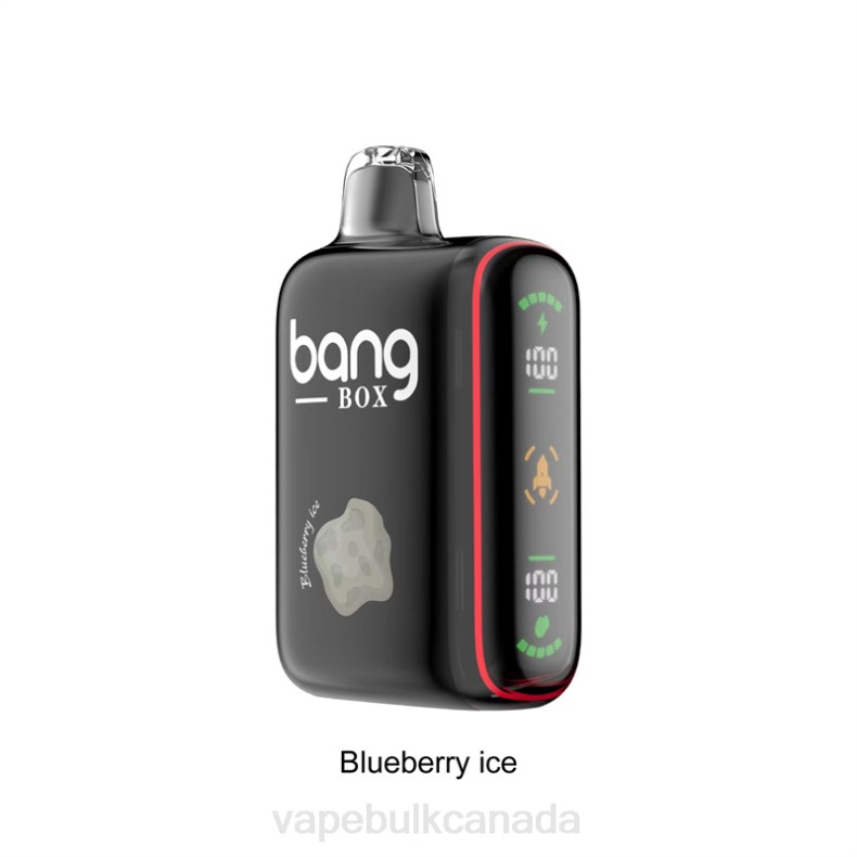 Vape Wholesale Canada - Bang Box 9000-18000 Puffs Intelligent Power Display Blueberry Ice 680L32