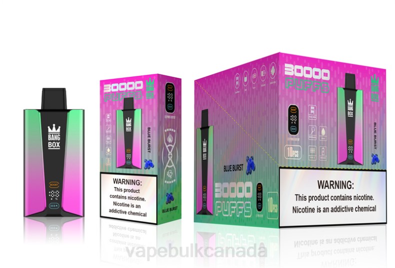 Vape Wholesale Distributor Canada - Bang Box 30000 Puffs Smart Screen Blue Burst 680L82