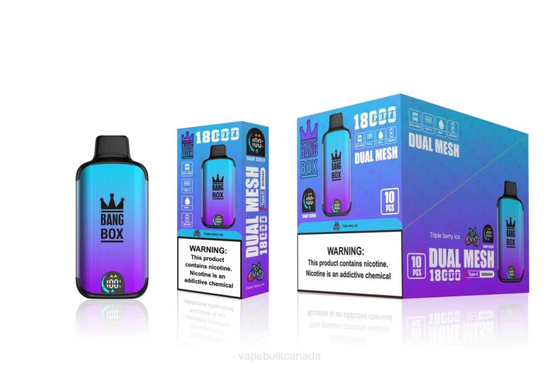 Vape Wholesale Near Me- Bang Box 18000 puffs Triple Berry Ice 680L95