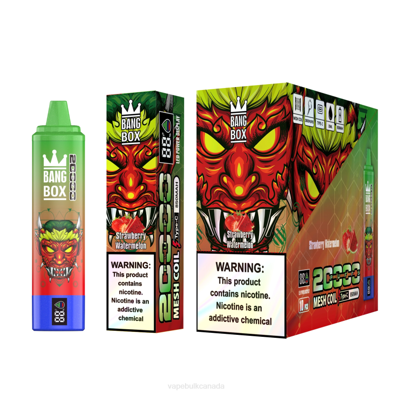 Vape Wholesale Near Me- Bang Box 20000 Strawberry Watermelon 680L52
