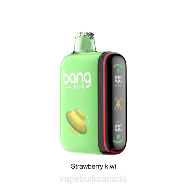 Vape Wholesale Near Me- Bang Box 9000-18000 Puffs Intelligent Power Display Strawberry Kiwi 680L27