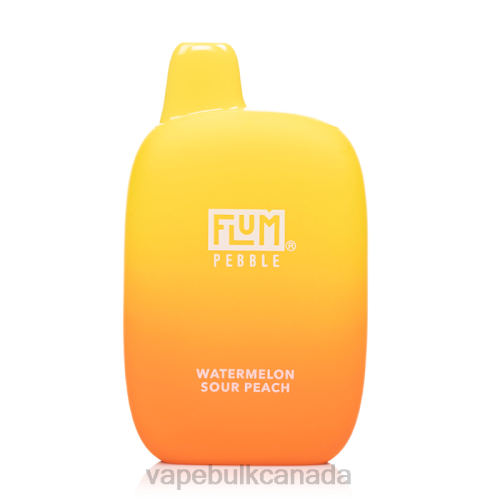 Vape Bulk Canada - FLUM PEBBLES 6000 PUFFS Watermelon Sour Peach 8VRX53