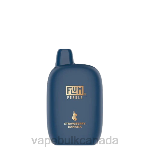 Vape Wholesale Canada - FLUM PEBBLES 6000 PUFFS (Christmas Edition) Strawberry Banana 8VRX12