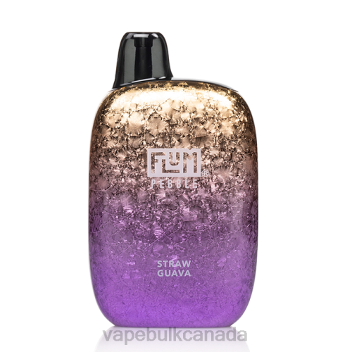Vape Wholesale Canada - FLUM PEBBLES 6000 PUFFS Straw Guava 8VRX42