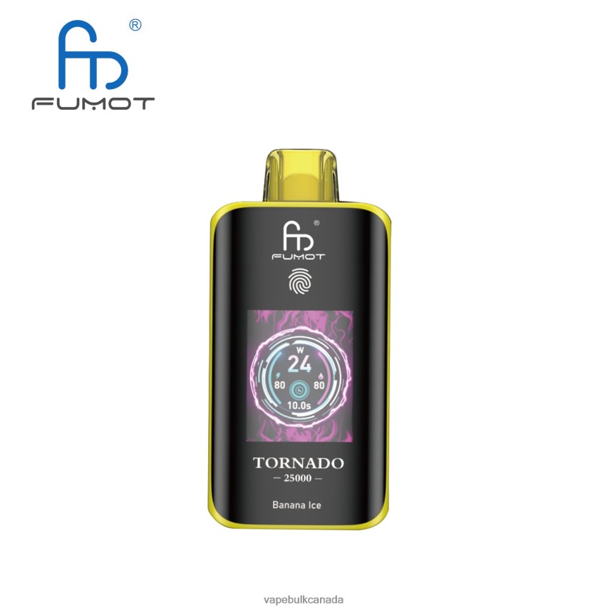 E Cigarette Wholesale - Fumot Tornado 25000 Disposable Vape Banana Ice 8R82B61