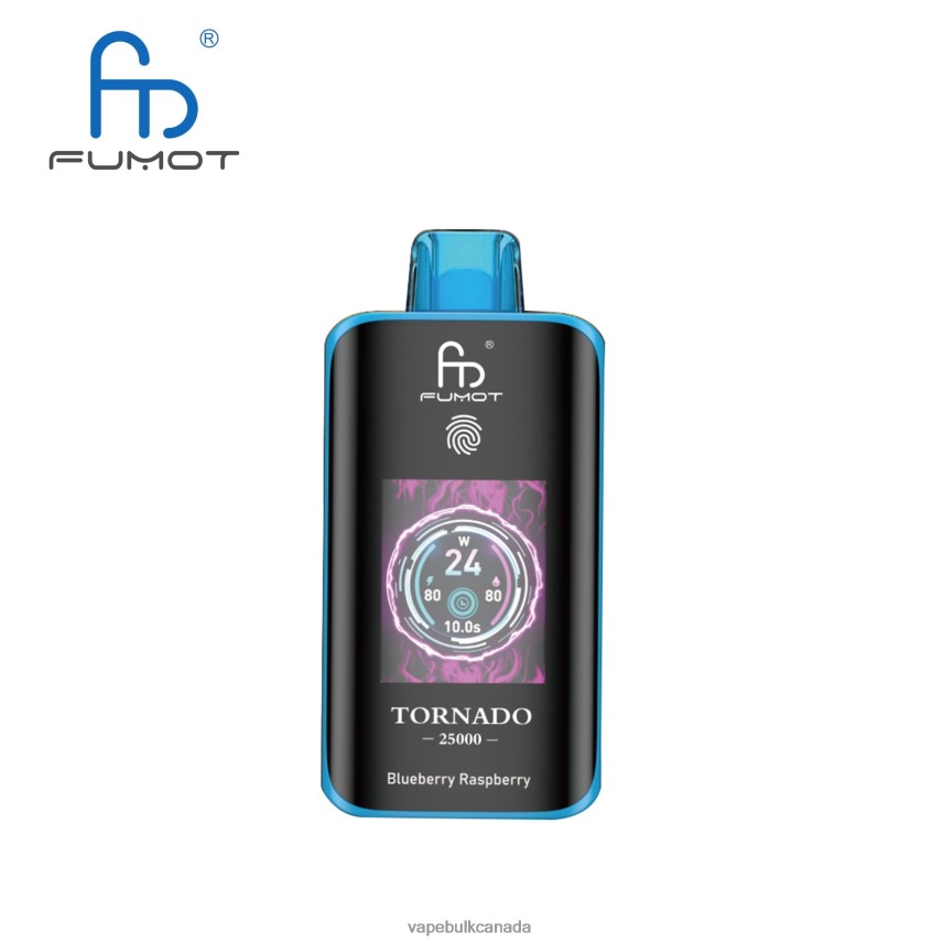 Vape Bulk Canada - Fumot Tornado 25000 Disposable Vape Blueberry Raspberry 8R82B63