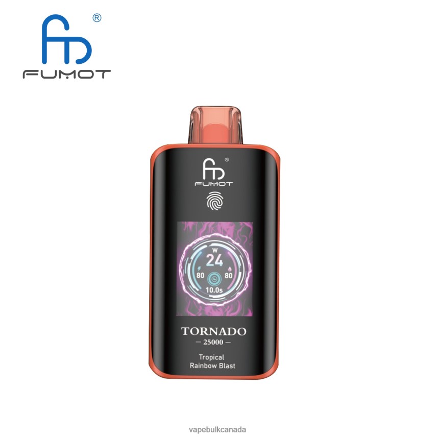 Vape Bulk Canada - Fumot Tornado 25000 Disposable Vape Tropical Rainbow Blast 8R82B613