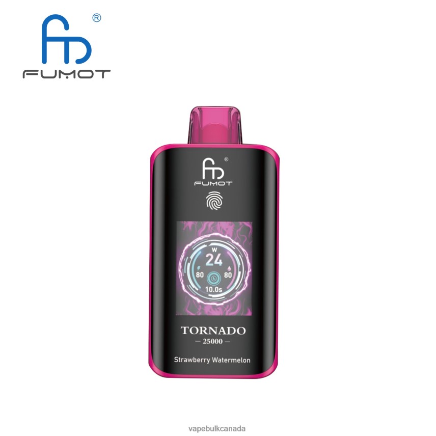 Vape Juice Wholesale Canada - Fumot Tornado 25000 Disposable Vape Strawberry Watermelon 8R82B616