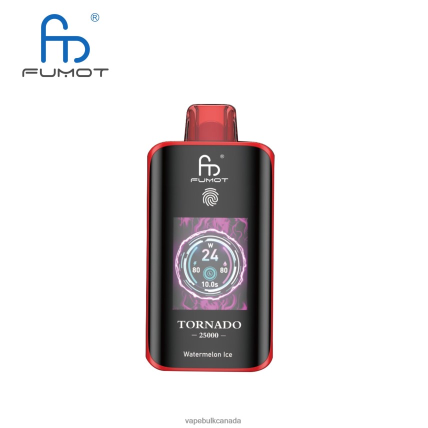 Vape Wholesale Canada - Fumot Tornado 25000 Disposable Vape Watermelon Ice 8R82B612