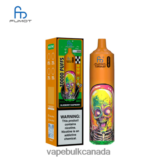 Disposable Vape Wholesale Canada - Fumot Tornado 30K Music Blueberry Raspberry DJZVTR5