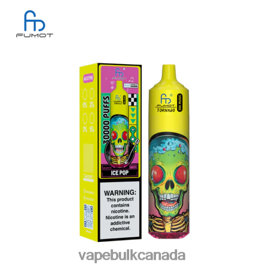 Disposable Vape Wholesale Canada - Fumot Tornado 30K Music Ice Pop DJZVTR15