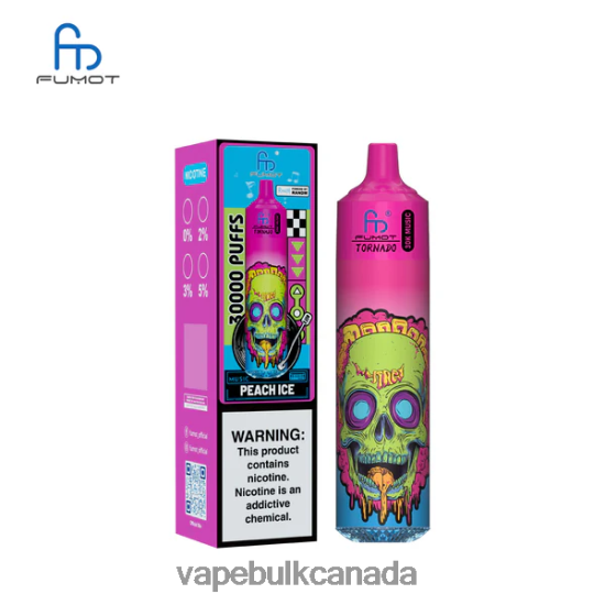 E Cig Wholesale - Fumot Tornado 30K Music Peach Ice DJZVTR20