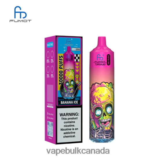 E Cigarette Wholesale - Fumot Tornado 30K Music Banana Ice DJZVTR1