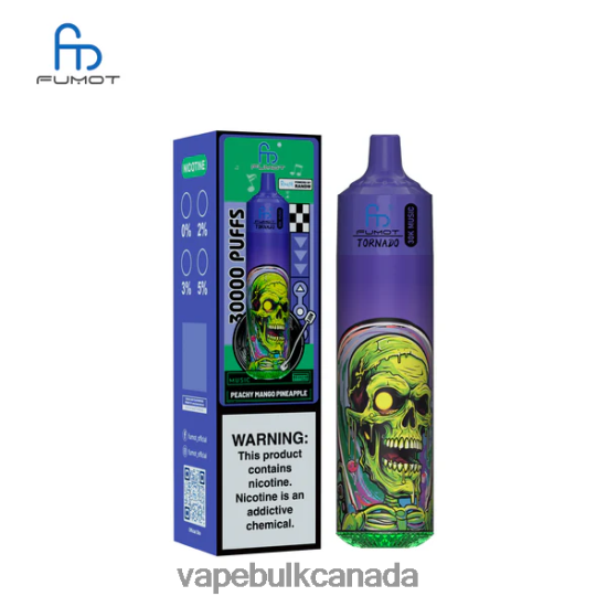 E Cigarette Wholesale - Fumot Tornado 30K Music Peachy Mango Pineapple DJZVTR21