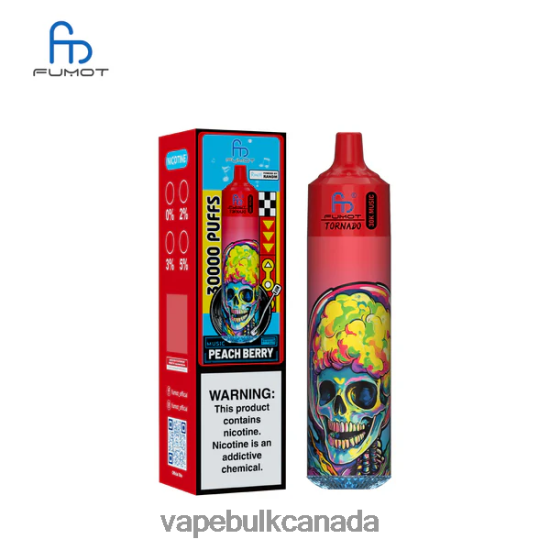 Vape Wholesale Supplier Canada - Fumot Tornado 30K Music Peach Berry DJZVTR19