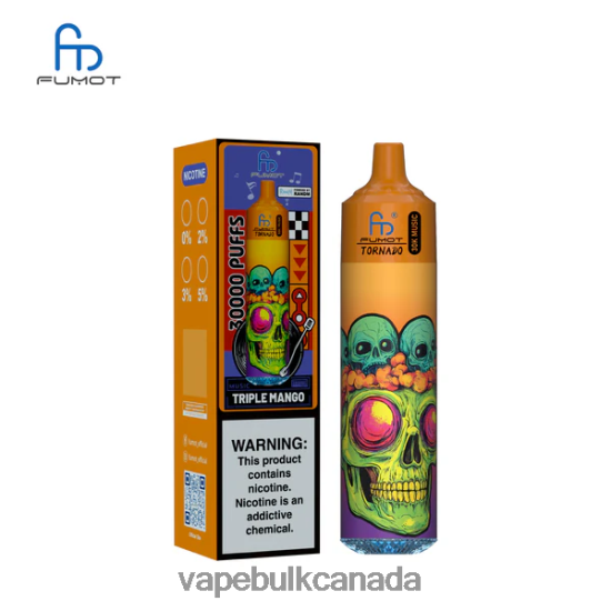 Vape Wholesale Supplier Canada - Fumot Tornado 30K Music Triple Mango DJZVTR29