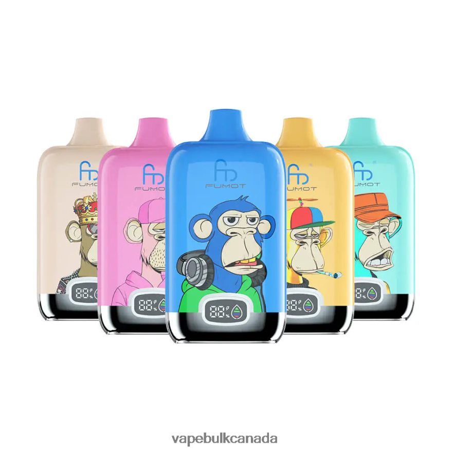 466BLN4 Disposable - Vape Wholesale Distributor Canada Fumot Tornado Digital Box 12000