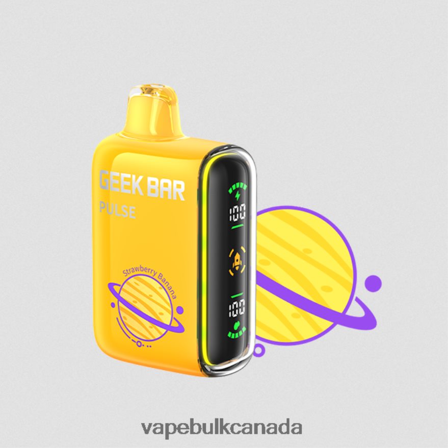 466BLN75 Strawberry Banana - Disposable Vape Wholesale Canada GEEK BAR Pulse Planet Edition 7500 PUFFS/15000 PUFFS