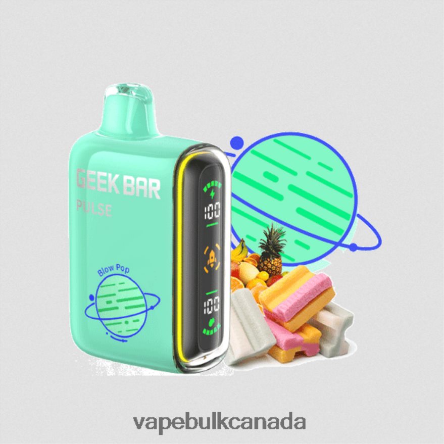 466BLN79 Blow Pop - Vape Wholesale Supplier Canada GEEK BAR Pulse Planet Edition 7500 PUFFS/15000 PUFFS