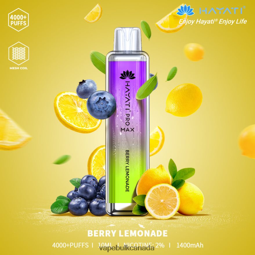 466BLN145 Berry Lemonade - Disposable Vape Wholesale Canada Hayati Pro Max 4000