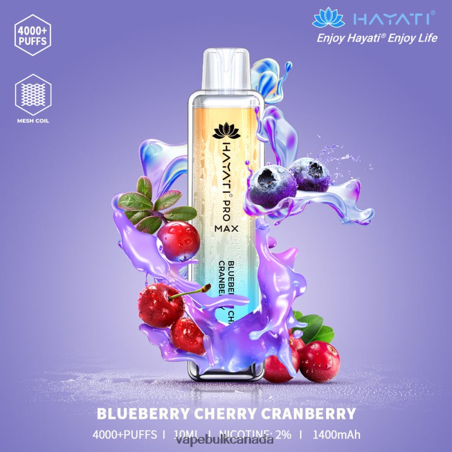 466BLN151 Blueberry Cherry Cranberry - E Cigarette Wholesale Hayati Pro Max 4000