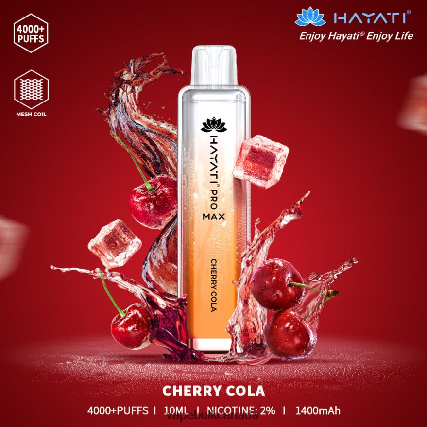 466BLN154 Cherry Cola - Vape Wholesale Distributor Canada Hayati Pro Max 4000