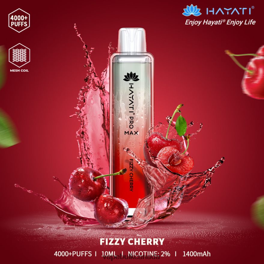 466BLN157 Fizzy Cherry - Allo Vape Wholesale Canada Hayati Pro Max 4000