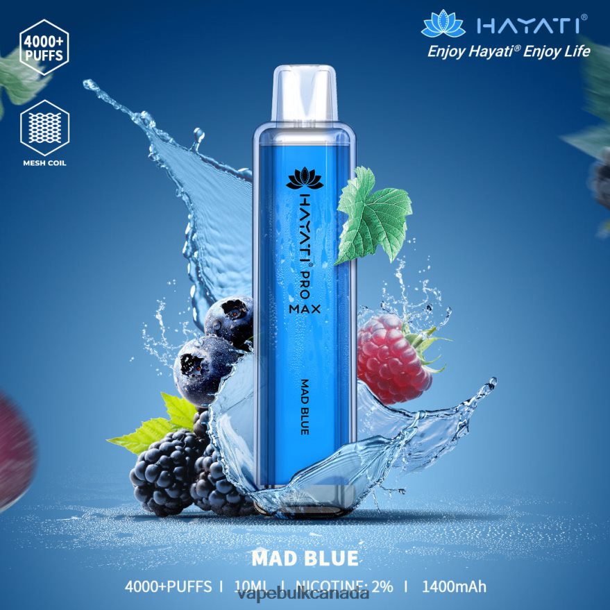 466BLN164 Mad Blue - Vape Wholesale Distributor Canada Hayati Pro Max 4000