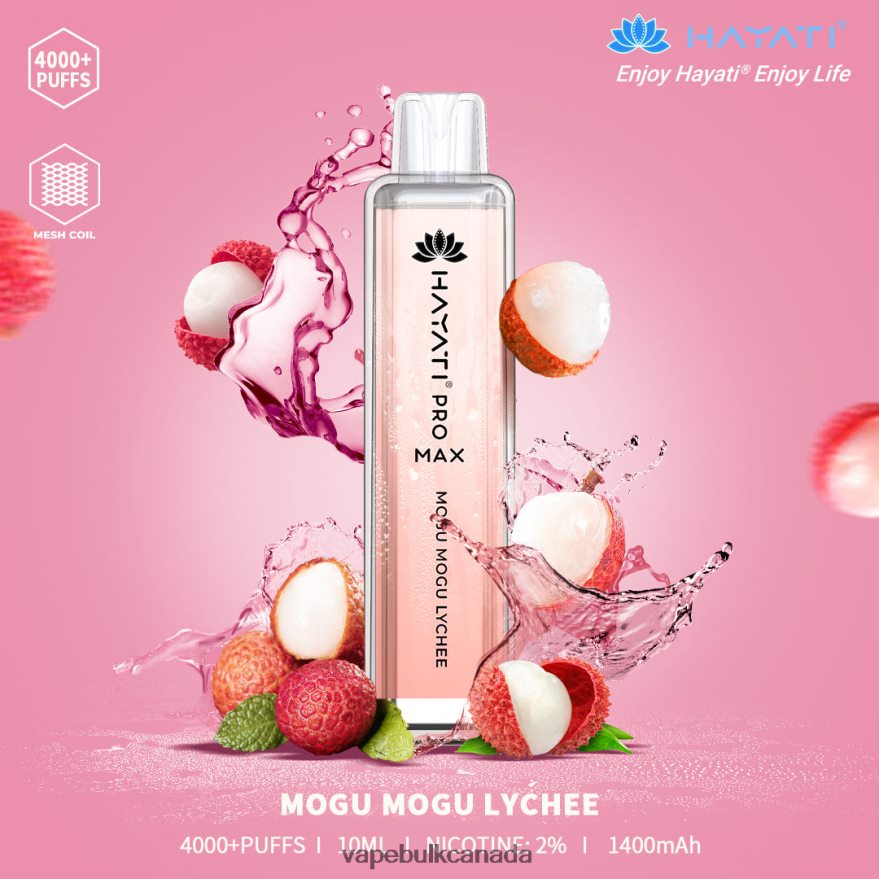 466BLN166 Mogu Mogu Lychee - Vape Juice Wholesale Canada Hayati Pro Max 4000