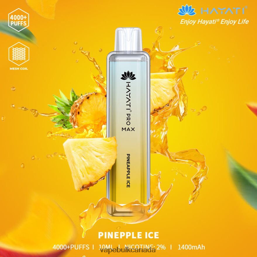 466BLN168 Pineapple Ice - Vice Vape Wholesale Canada Hayati Pro Max 4000