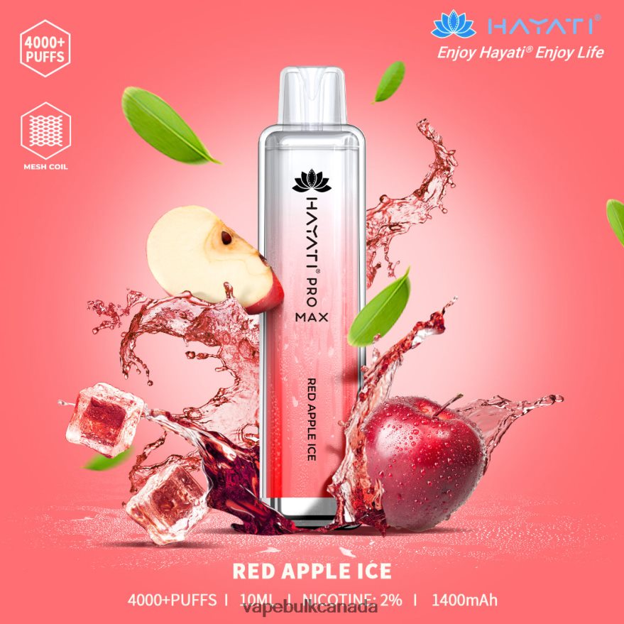 466BLN170 Red Apple Ice - Ghost Vape Wholesale Canada Hayati Pro Max 4000