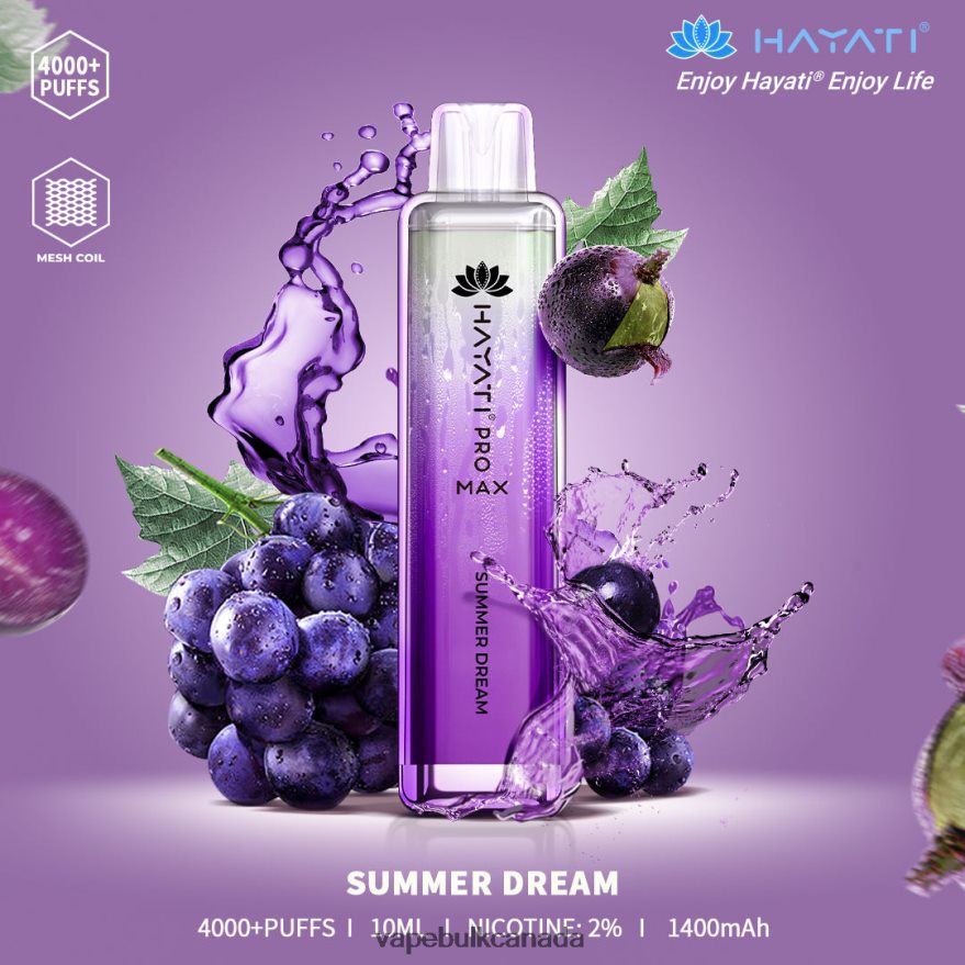 466BLN178 Summer Dream - Vice Vape Wholesale Canada Hayati Pro Max 4000