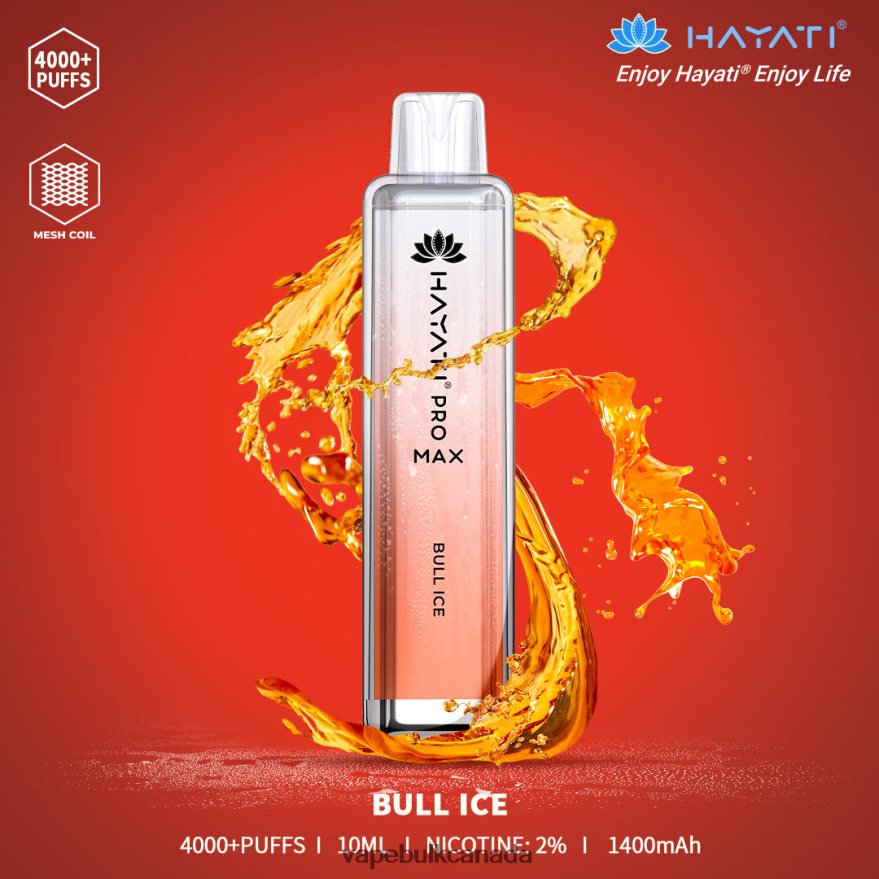 466BLN186 Bull Ice - Vape Juice Wholesale Canada Hayati Pro Max 4000
