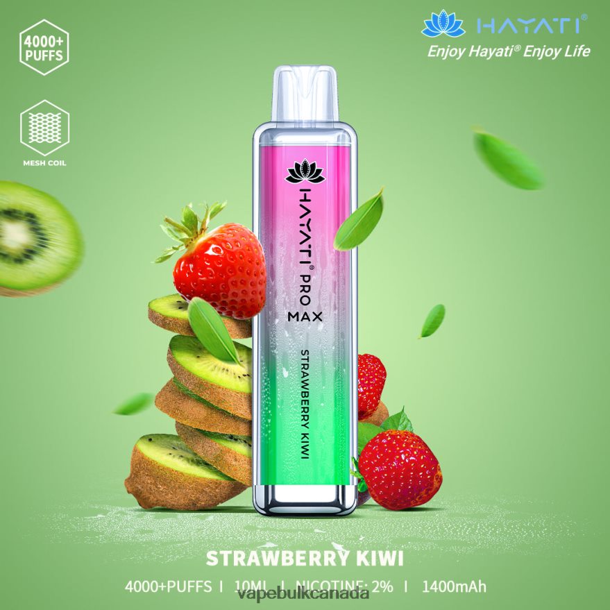 466BLN188 Strawberry Kiwi - Vice Vape Wholesale Canada Hayati Pro Max 4000