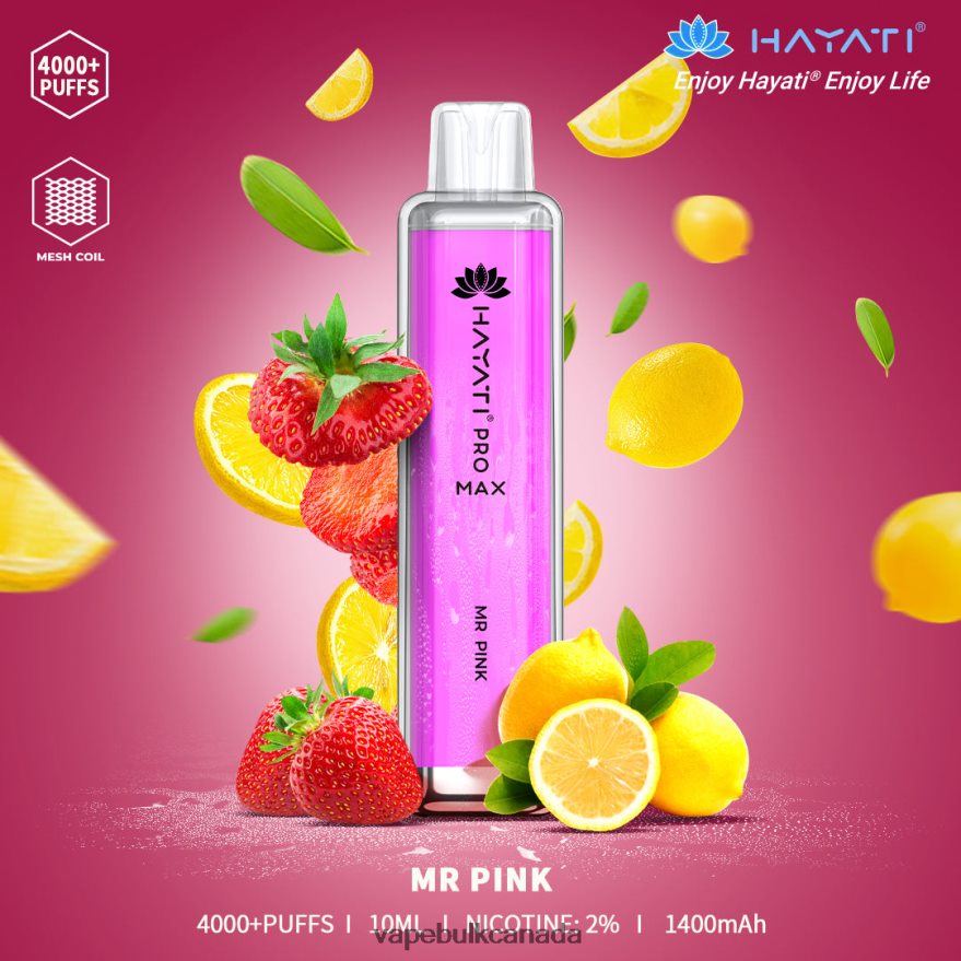 466BLN189 Mr Pink - Vape Wholesale Supplier Canada Hayati Pro Max 4000