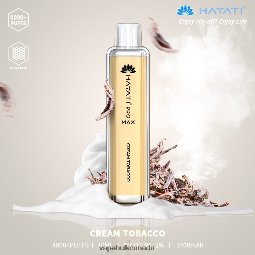 466BLN190 Cream Tobacco - Ghost Vape Wholesale Canada Hayati Pro Max 4000