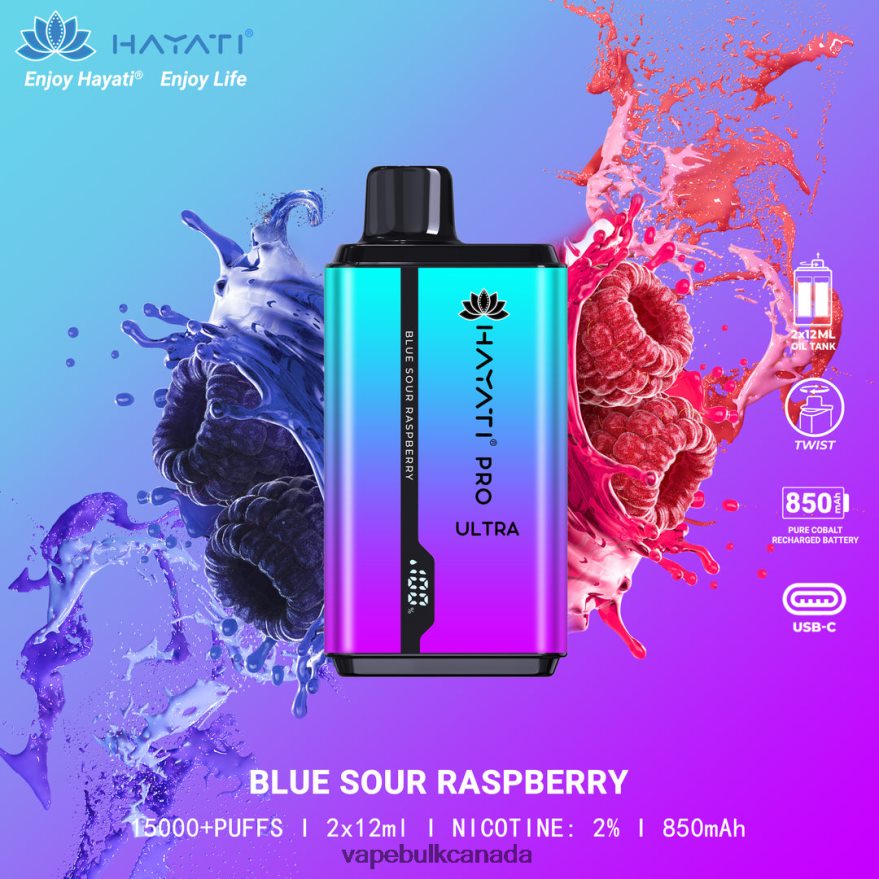 466BLN200 Blue Sour Raspberry - Ghost Vape Wholesale Canada Hayati Pro Ultra