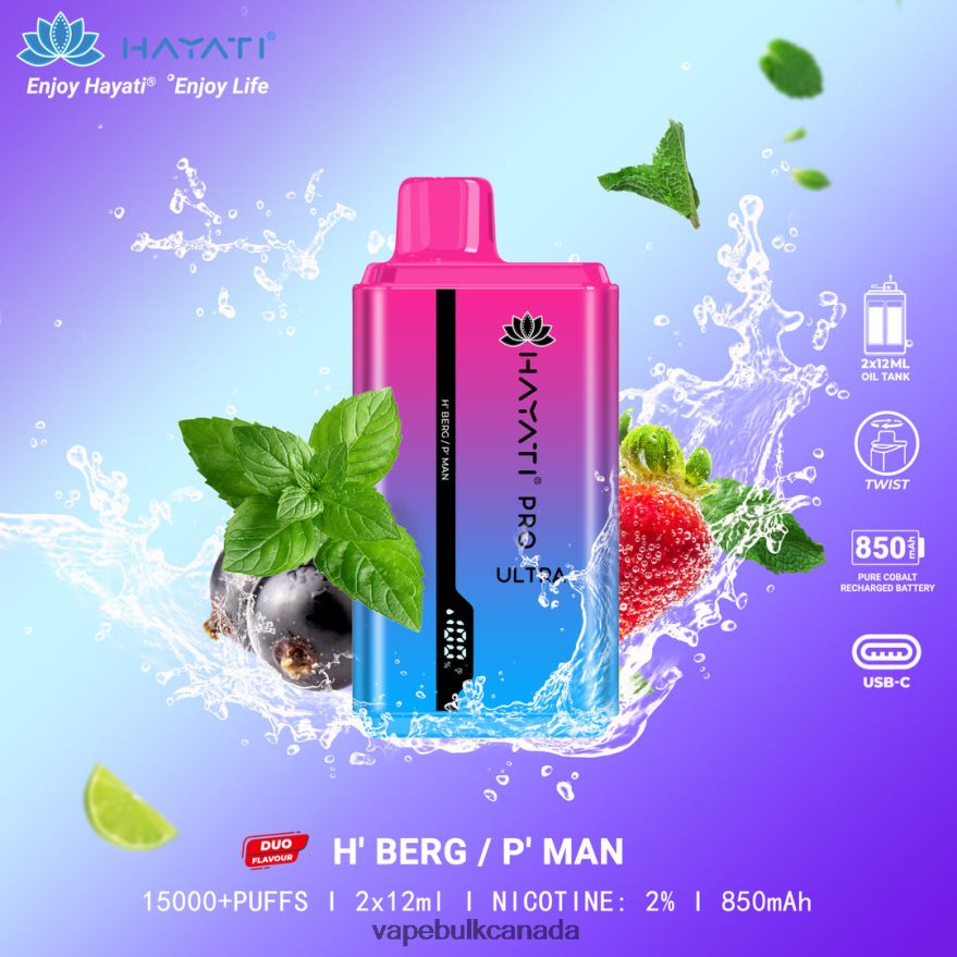 466BLN224 H' Berg/P' Man - Vape Wholesale Distributor Canada Hayati Pro Ultra