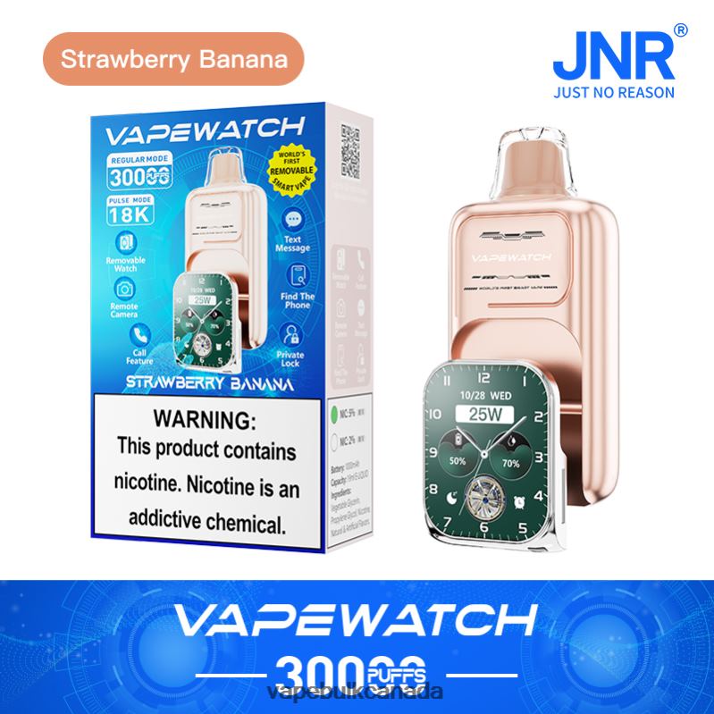JNR Vape Watch 8Z6TB7 Strawberry Banana - Vape Online Shopping