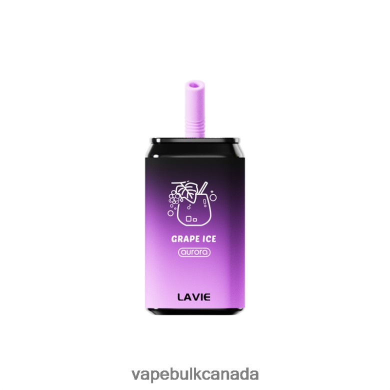 E Cigarette Wholesale - LAVIE Aurora 11000 Puffs BTD02L151 Grape Ice