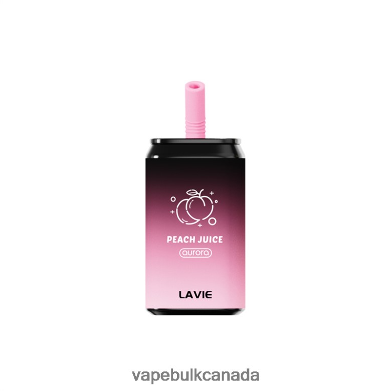 Vape Wholesale Distributor Canada - LAVIE Aurora 11000 Puffs BTD02L144 Peach Juice