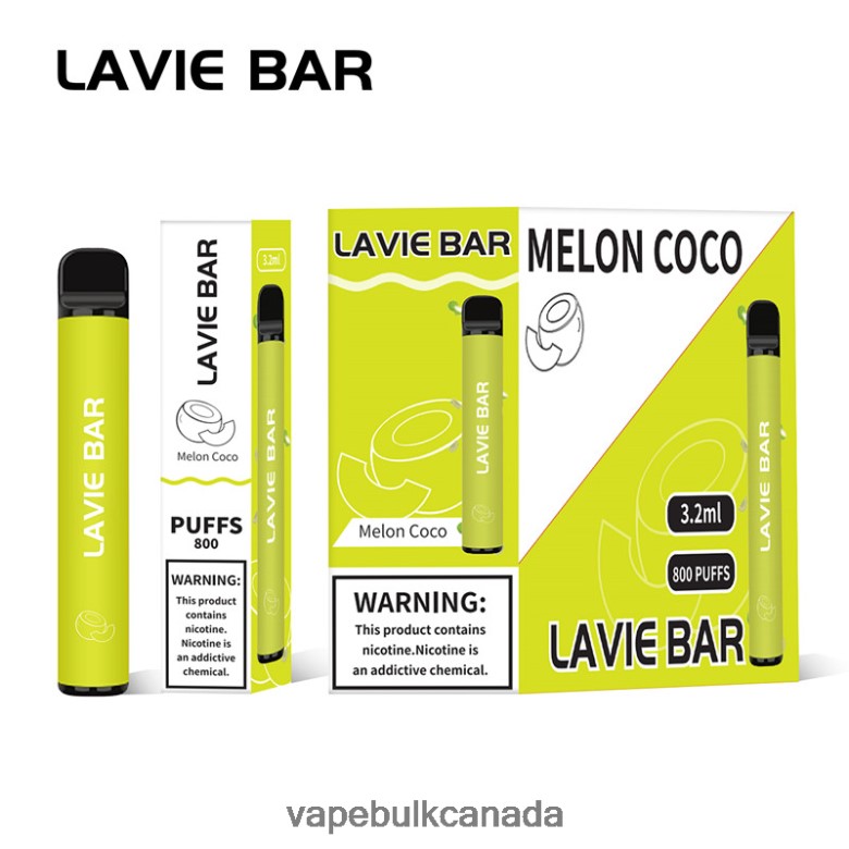 Disposable Vape Wholesale Canada - LAVIE BAR 800 Puffs BTD02L315 Melon Coco