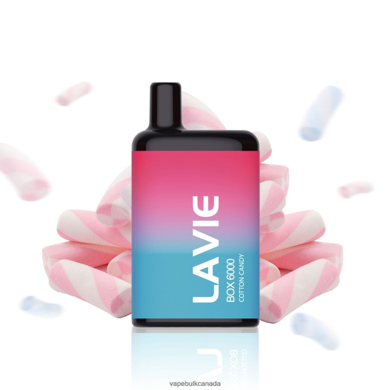 Vape Juice Wholesale Canada - LAVIE BOX 6000 Puffs BTD02L206 Cotton Candy