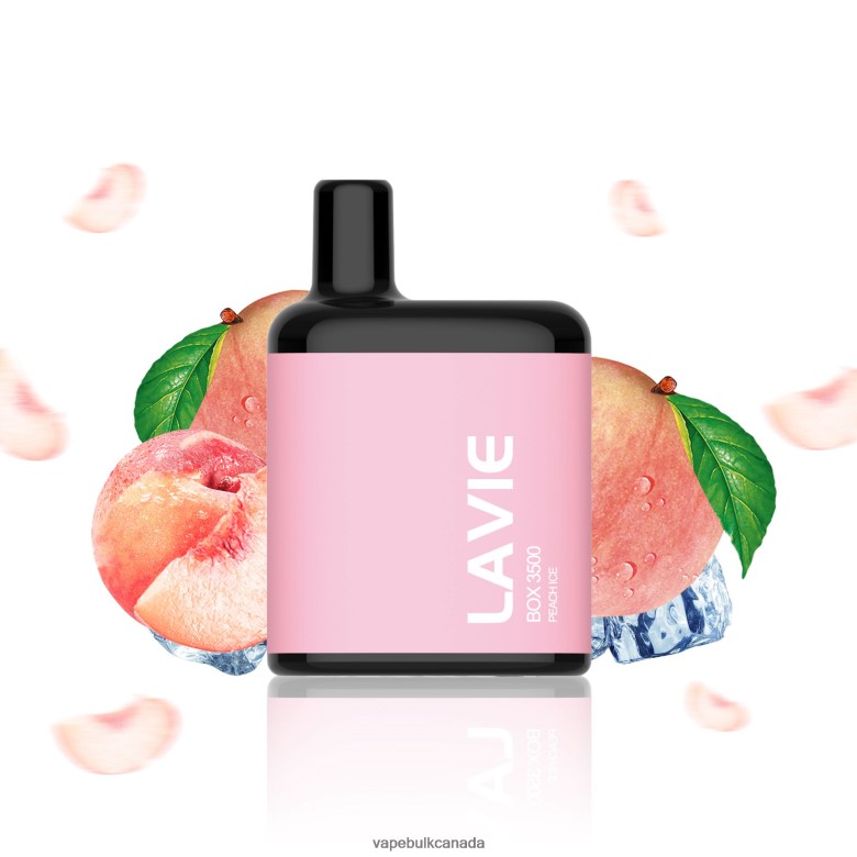 Vape Wholesale Supplier Canada - LAVIE BOX 3500 Puffs BTD02L209 Peach Ice