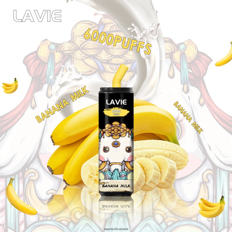 Vape Wholesale Distributor Canada - LAVIE Coke BAR 6000 Puffs BTD02L274 Banana Milk
