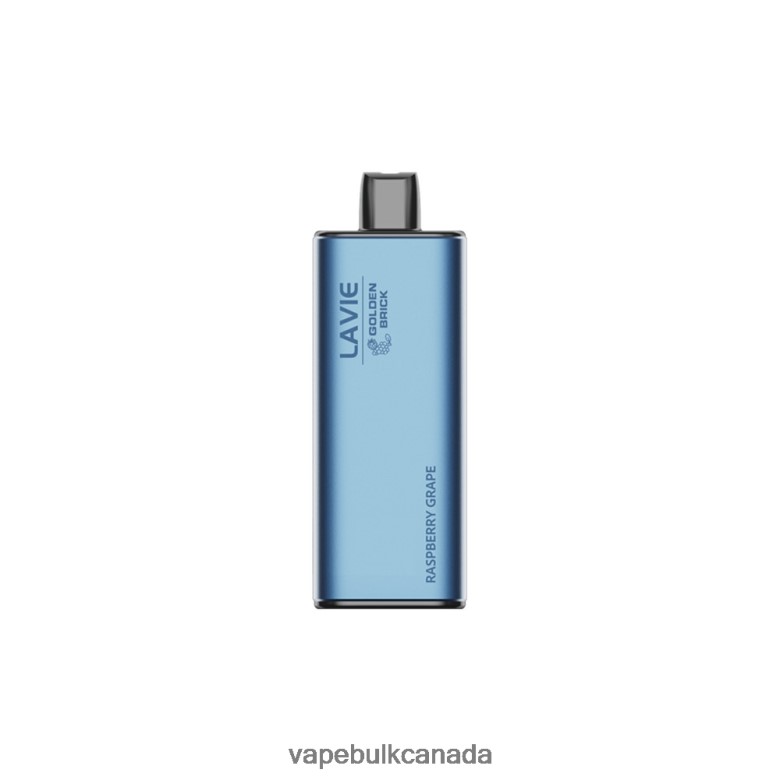 Vape Wholesale Distributor Canada - LAVIE GOLDEN BRICK 10000 Puffs BTD02L64 Raspberry Grape